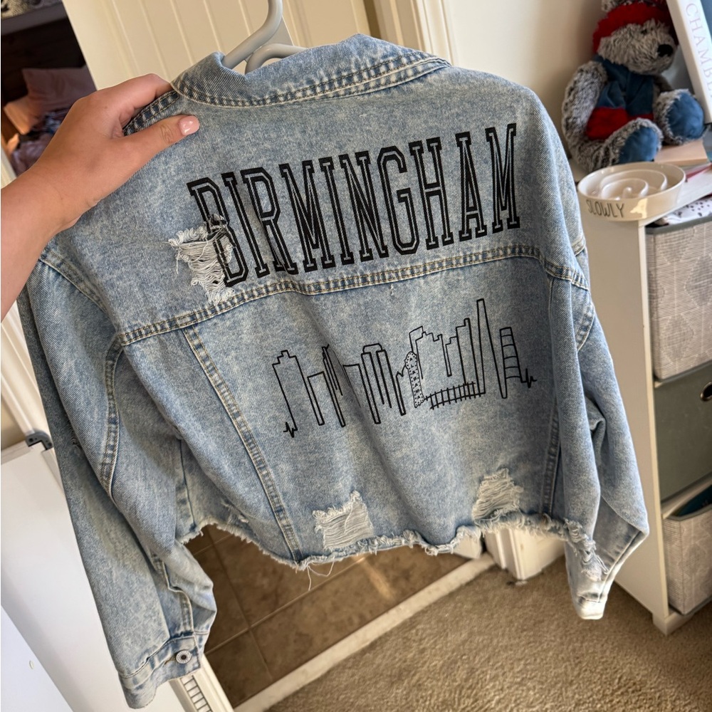 Birmingham Cropped Denim Jacket